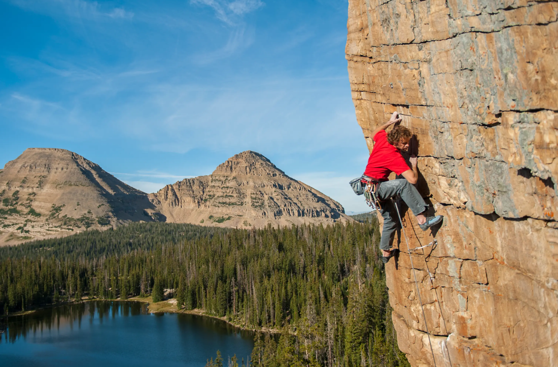 rock climbing